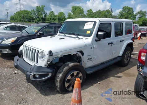 2018 Jeep Wrangler Unlimited Sahara 4X4 из США, поврежденный, VIN 1C4HJXEG1JW205789